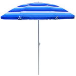Pludmales un balkona lietussargs 160 cm blue line