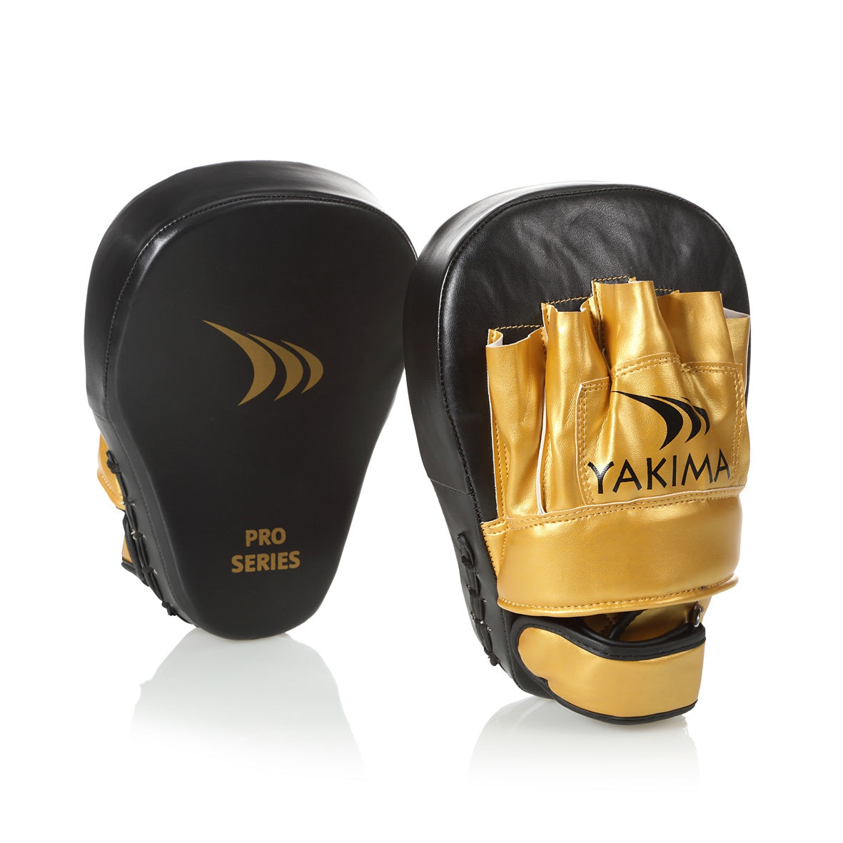 Profilēti treniņu ķepas MAX Black / Gold Yakimasport