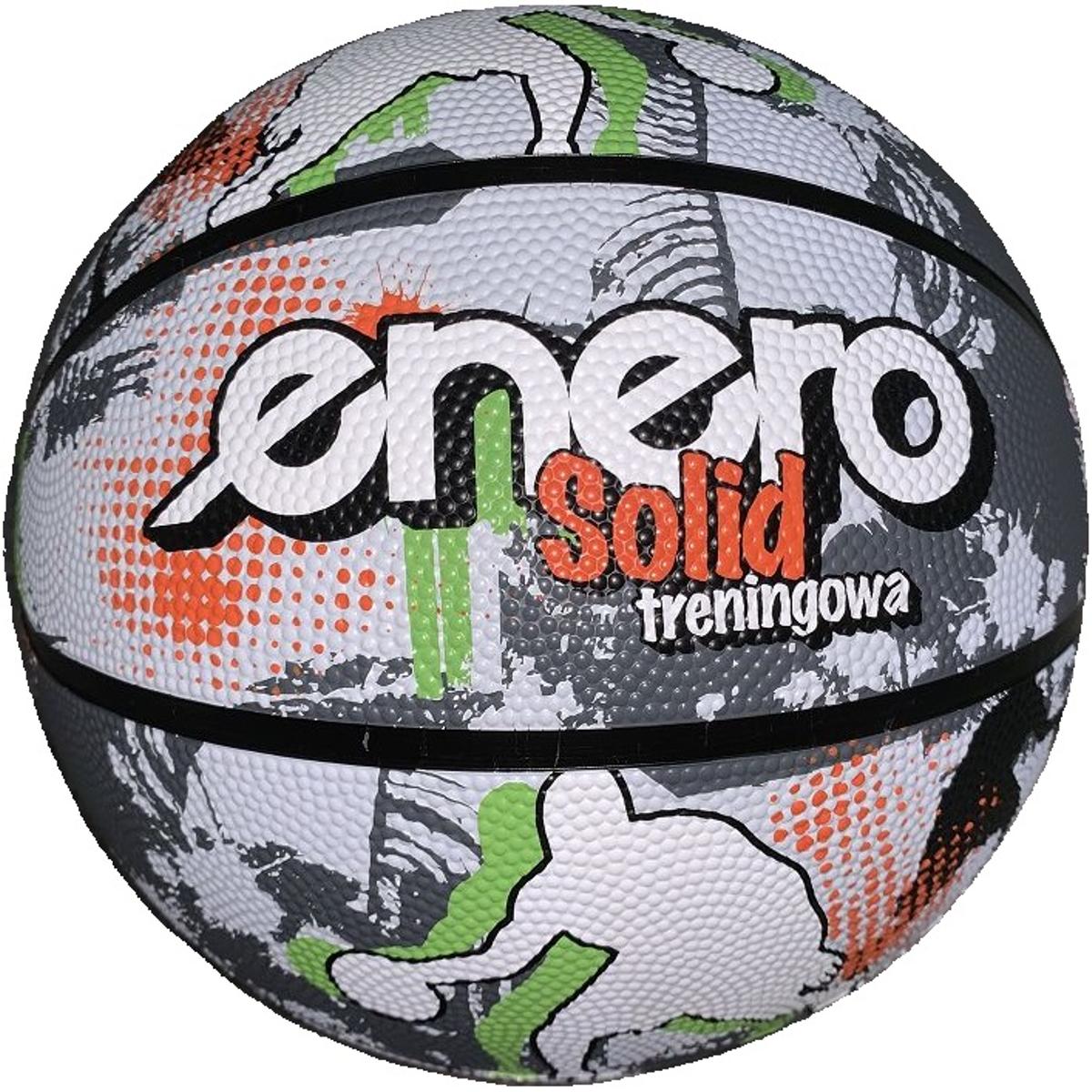 ENERO SOLID BASKETBOLBUMBA 7. IZMĒRS PELĒKI BALTA