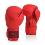 MARS boksa cimdi matēti/sarkani 6 oz Yakimasport