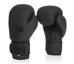 MARS boksa cimdi matēti/melni 16 oz Yakimasport