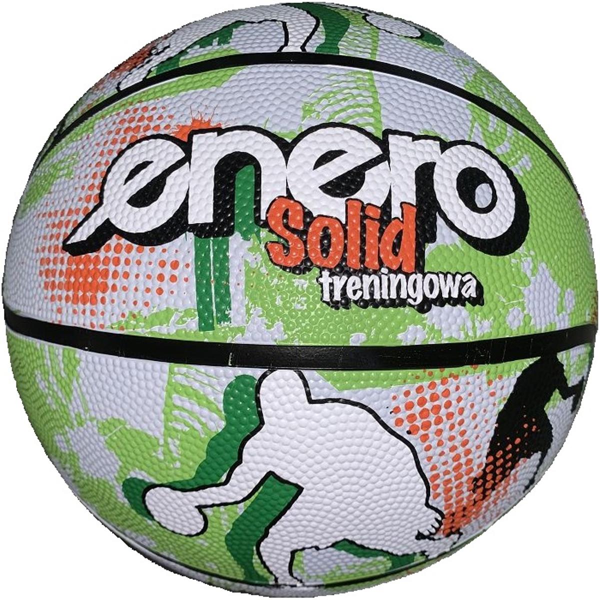 ENERO SOLID BASKETBOLA BUMBA 7. IZMĒRS ZAĻŠ UN BALTS