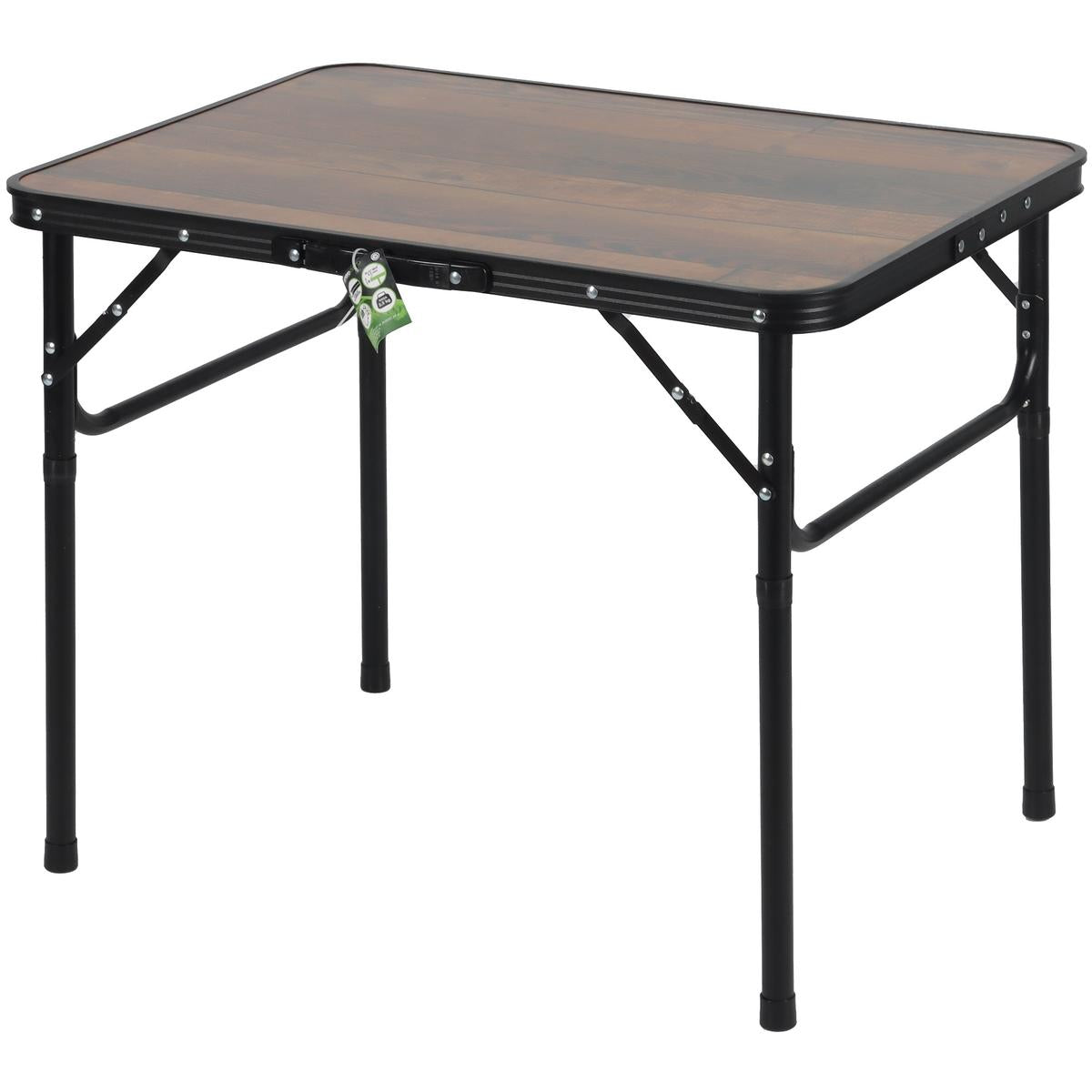 Salokāms kempinga galds 75x55x25-59cm, koks