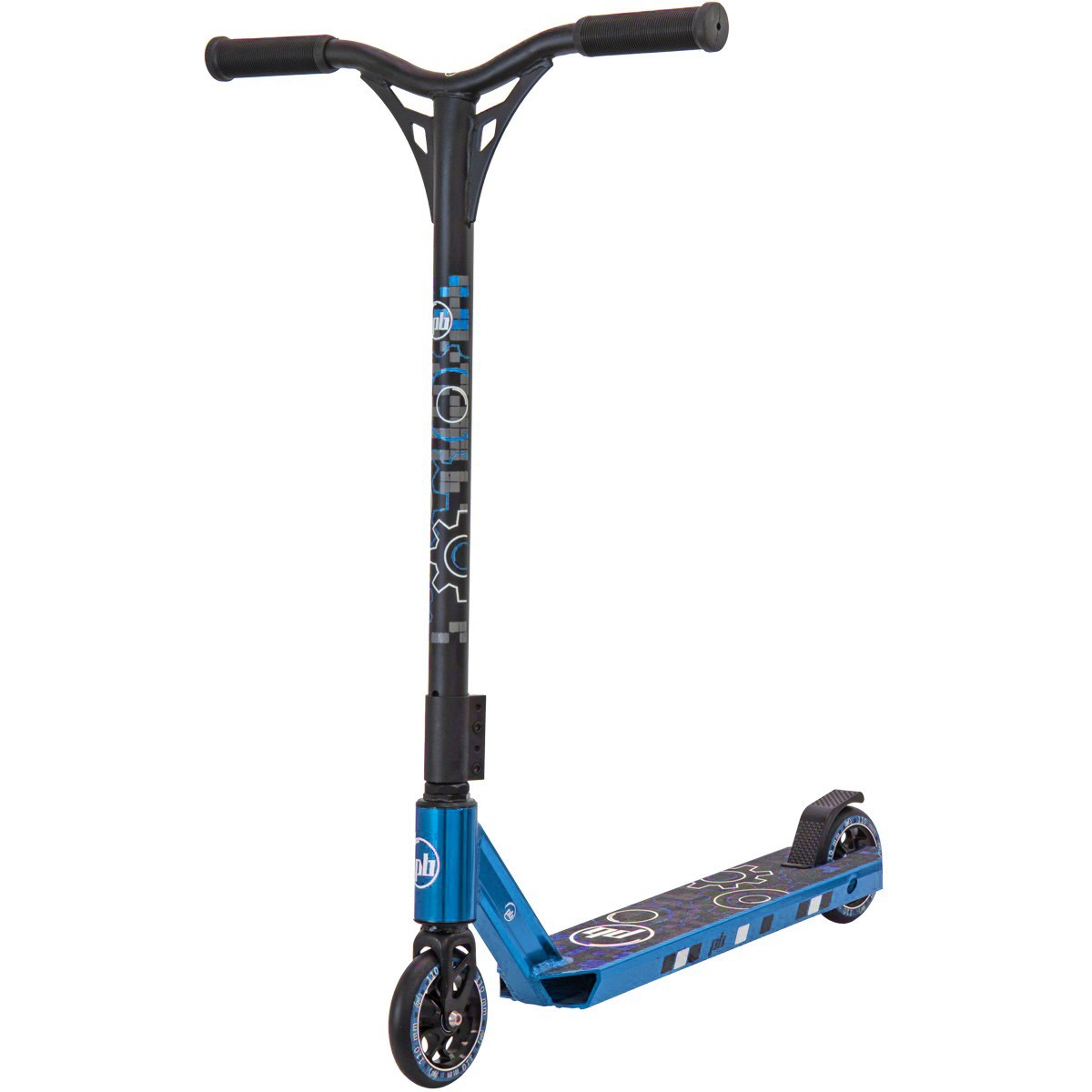 Triku skrejritenis pb stunt 110mm gear zils metālisks