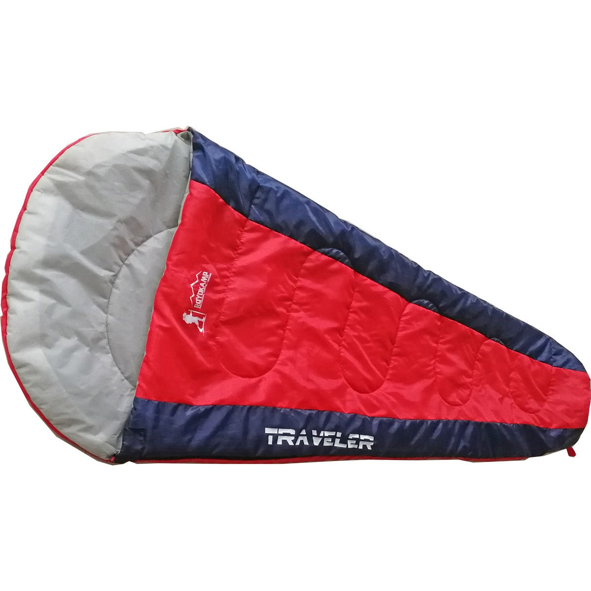 Traveller guļammaiss tumši zils un sarkans 210x80/50cm Enero Camp