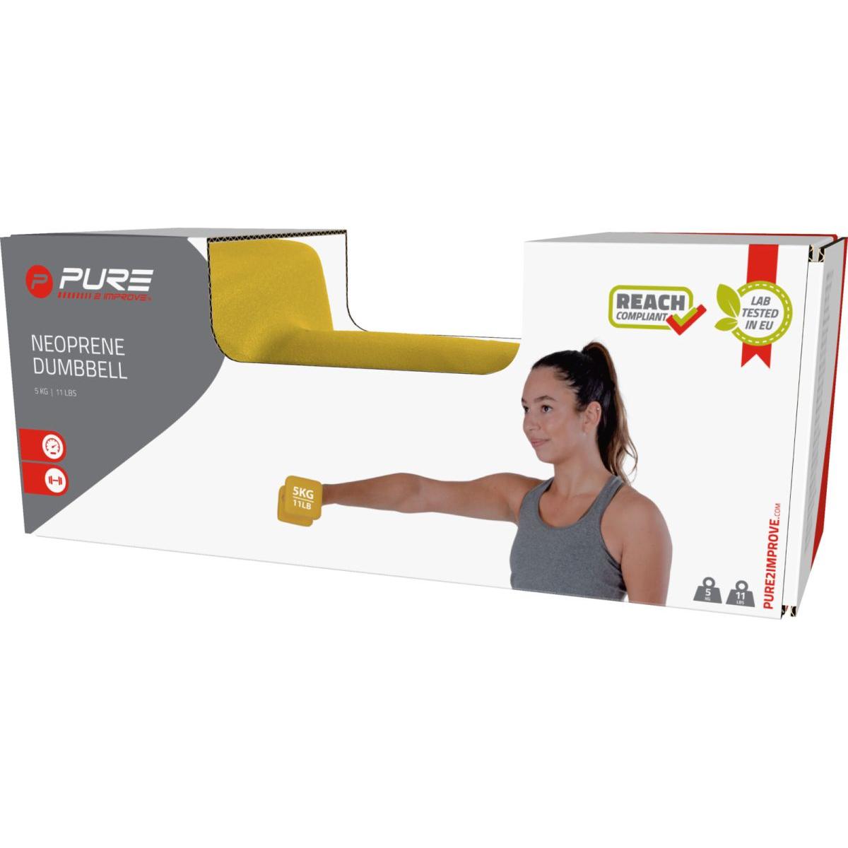 NEOPRENE Hantele 5KG PURE 2 IMPROVE
