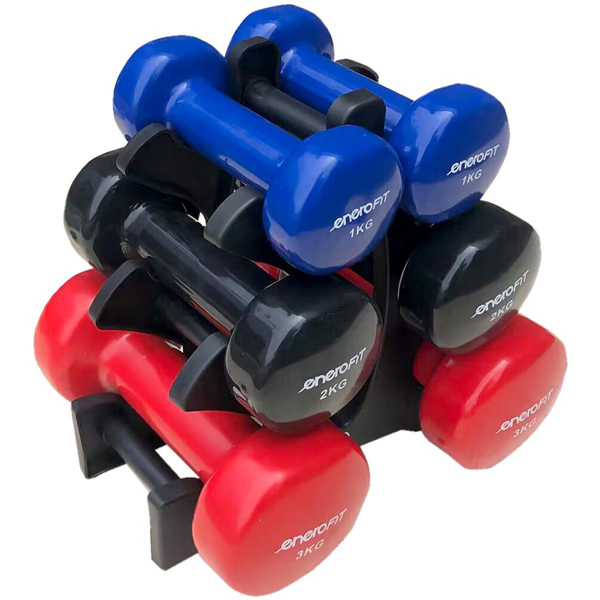 Hanteles komplekts Enero Fit, 12kg