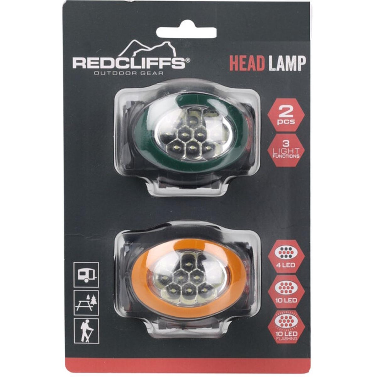 REDCLIFFS TOURIST GALVAS LAMPA, 2 GAB