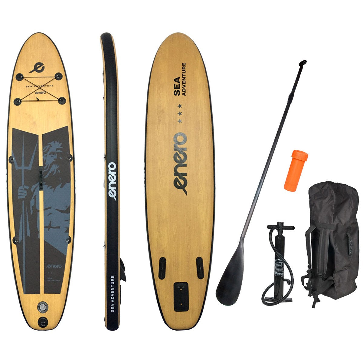 SUP dēlis  NEPTUN WOODEN ENERO 320x76x15cm 145kg