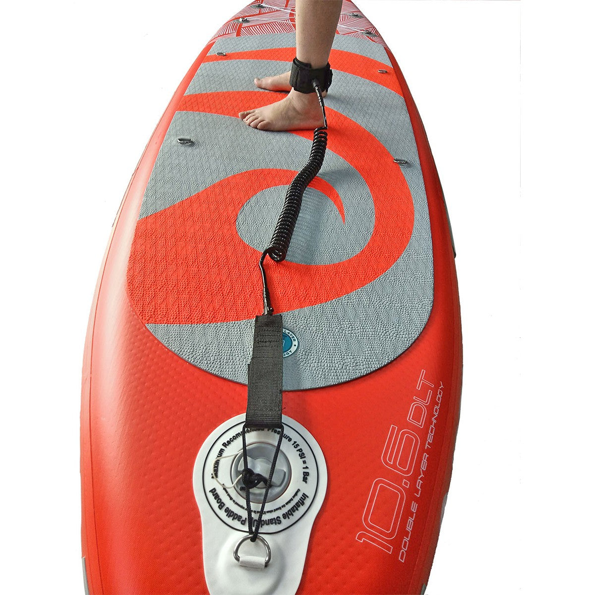 Enero SUP drošības virve 3 m, zaļa