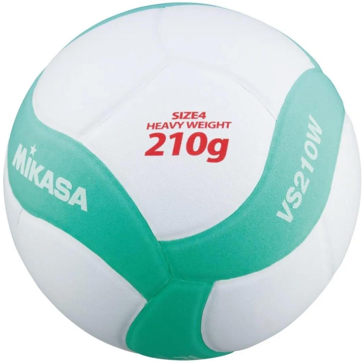 Volejbola bumba MIKASA VS210W KIDS MINI R.4 210g balts/zaļš