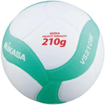 Volejbola bumba MIKASA VS210W KIDS MINI R.4 210g balts/zaļš