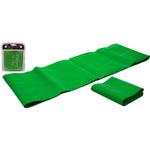 TRENIŅA LENTA IZTURĪBAS GUMIJA VINGRINĀJUMIEM 200x15CM 0.40MM 10-15KG GREEN