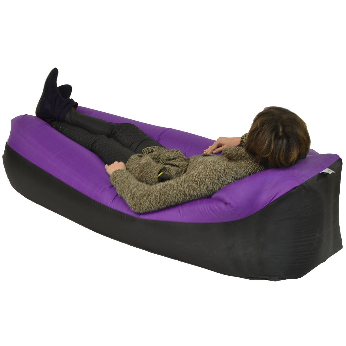 Gaisa matracis Royokamp violeta Lazy bag