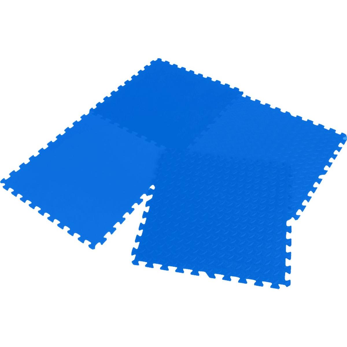 EVA putu puzļu paklājiņš 60x60 komplekts 4 gab. 12 mm ENERO zils