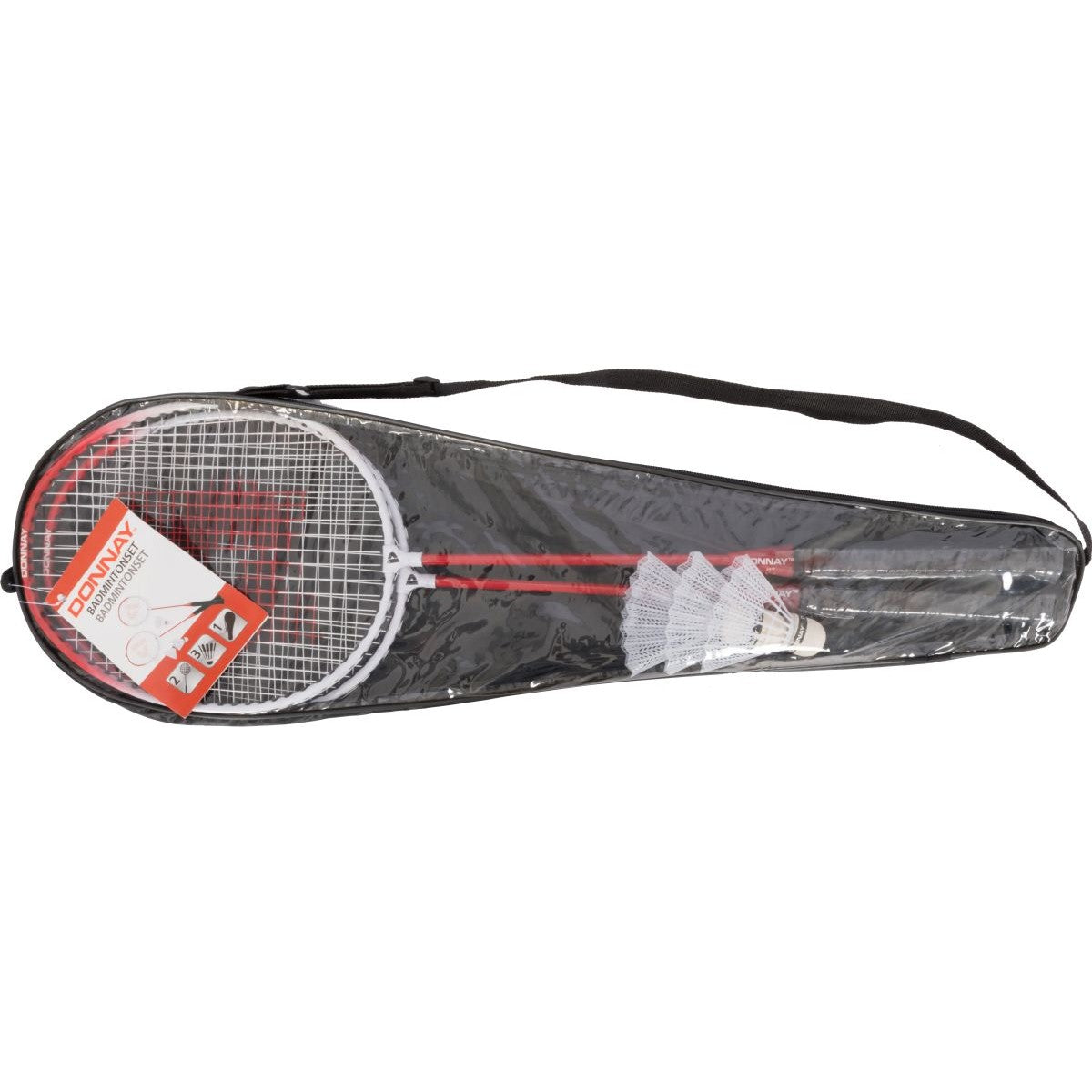 BADMINTONA KOMPLEKTS DONNAY 102 RED 6in1