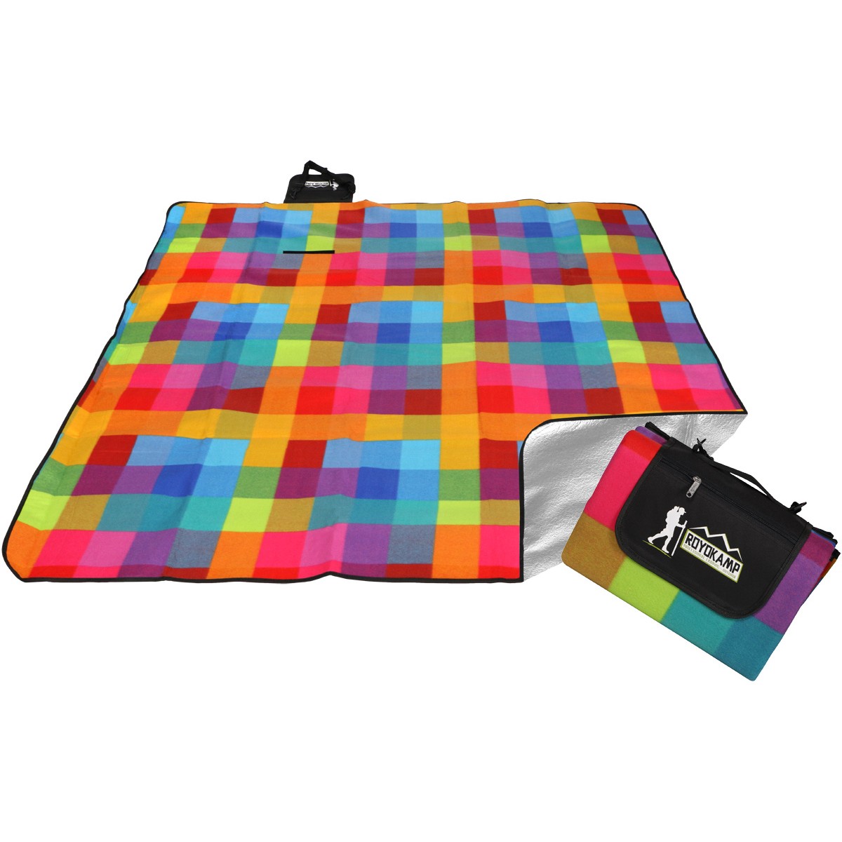 Pludmales un piknika sega 200x180cm ar alumīnija pārklājumu