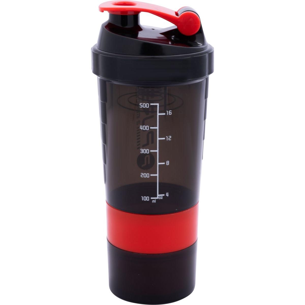 BIDON FITNESS ŠEIKERIS 500ML PELĒKS SARKANS PURE 2 IMPROVE