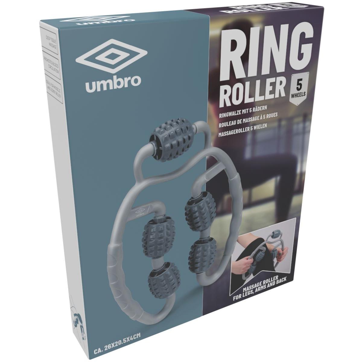 UMBRO fitnesa rullis ar 5 rullīšiem, pelēks
