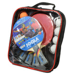 Galda tenisa komplekts JOOLA School 4 raketes 8 bumbiņas un soma