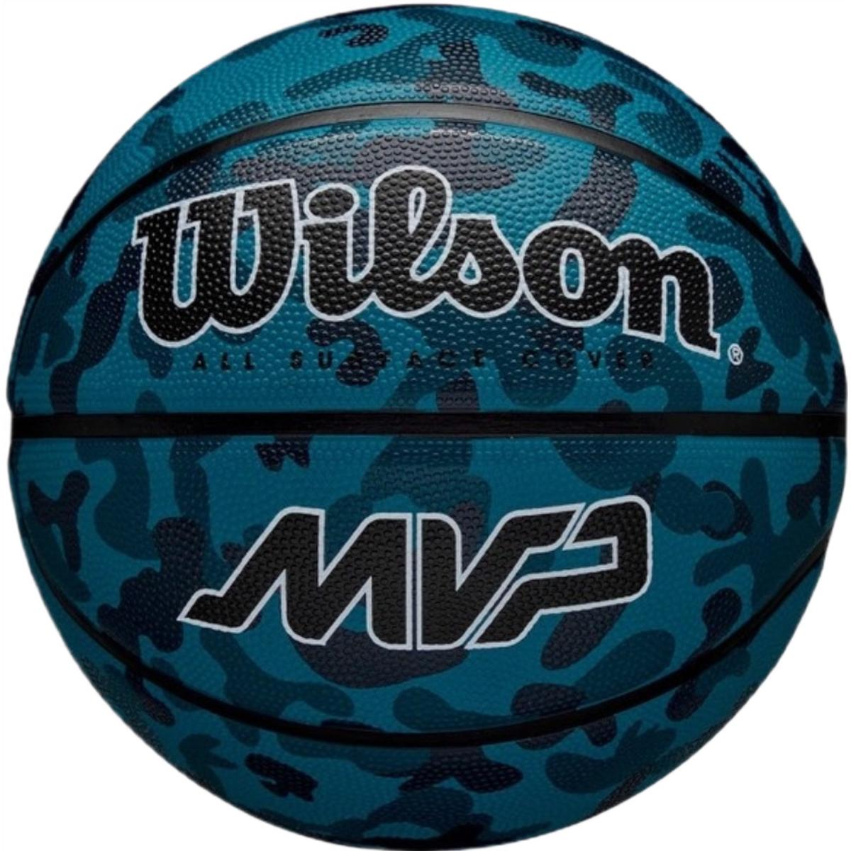 Wilson MVP Camo BSKT basketbola bumba, zila, 7. izmērs