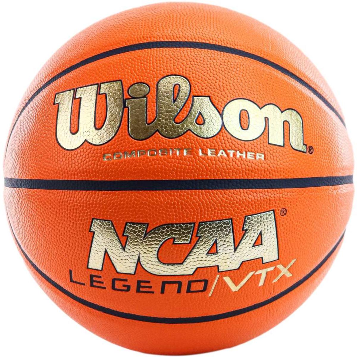 Wilson NCAA Legend VTX BSKT Orange/Gold Size 7 Basketbols