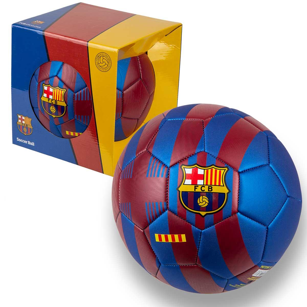 FC BARCELONA KRĀSU KASTĪTE 21/22 IZMĒRA 5 BUMBU IEPAKOJUMS