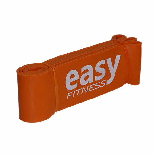 Pretestības gumija POWER BAND EASY FITNESS : Oranža - 84mm