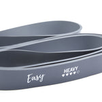 Pretestības gumija POWER BAND EASY FITNESS : Pelēka- 32mm
