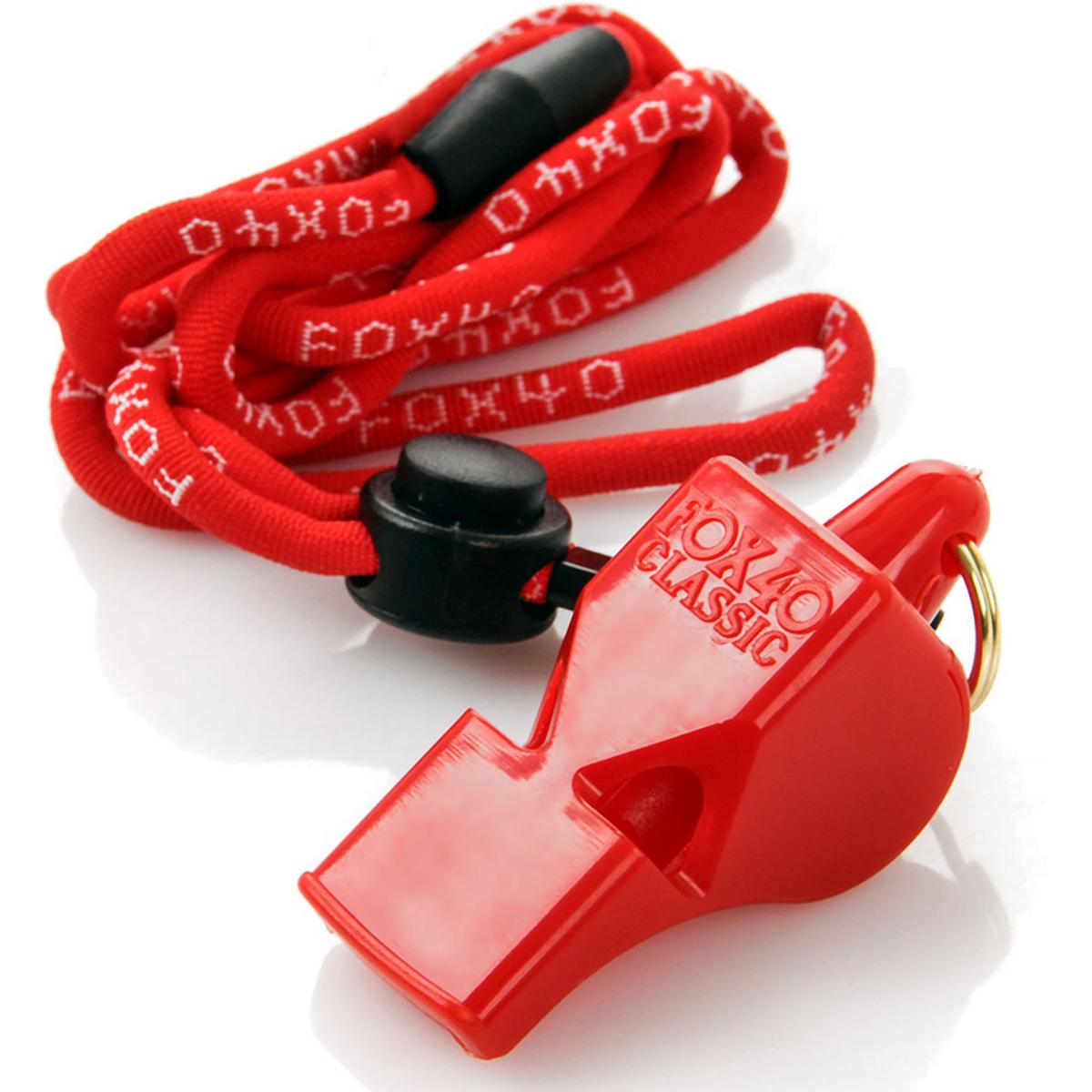 FOX 40 CLASSIC RED WHISTLE AR STĪGU