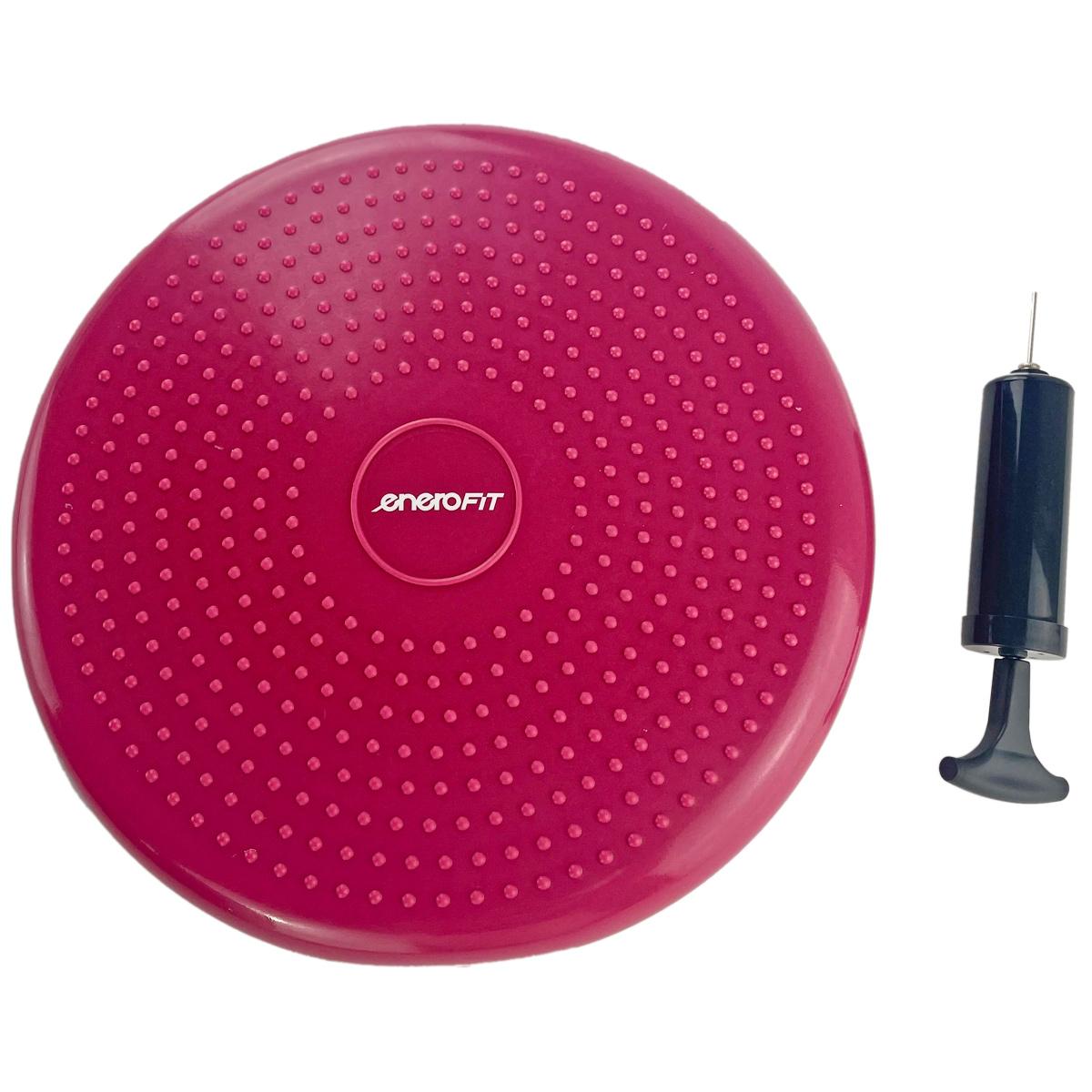 DISKU SENSOMOTORA SPILVENS AR SŪKNI 33CM PINK ENERO FIT