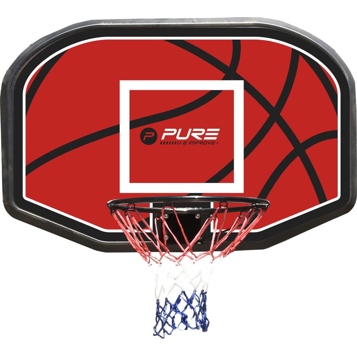 BASKETBOLA VAIROGS 110x73x3CM RIM 45CM PURE 2 IMPROVE