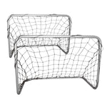 2 futbola vārtu komplekts ar tīklu 78x56x45 cm