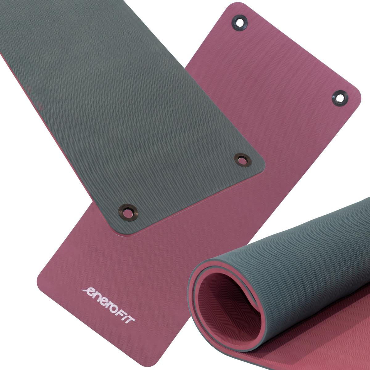 Fitnesa kluba paklājiņš ar caurumiem 140x60x1,5 cm ENERO FIT