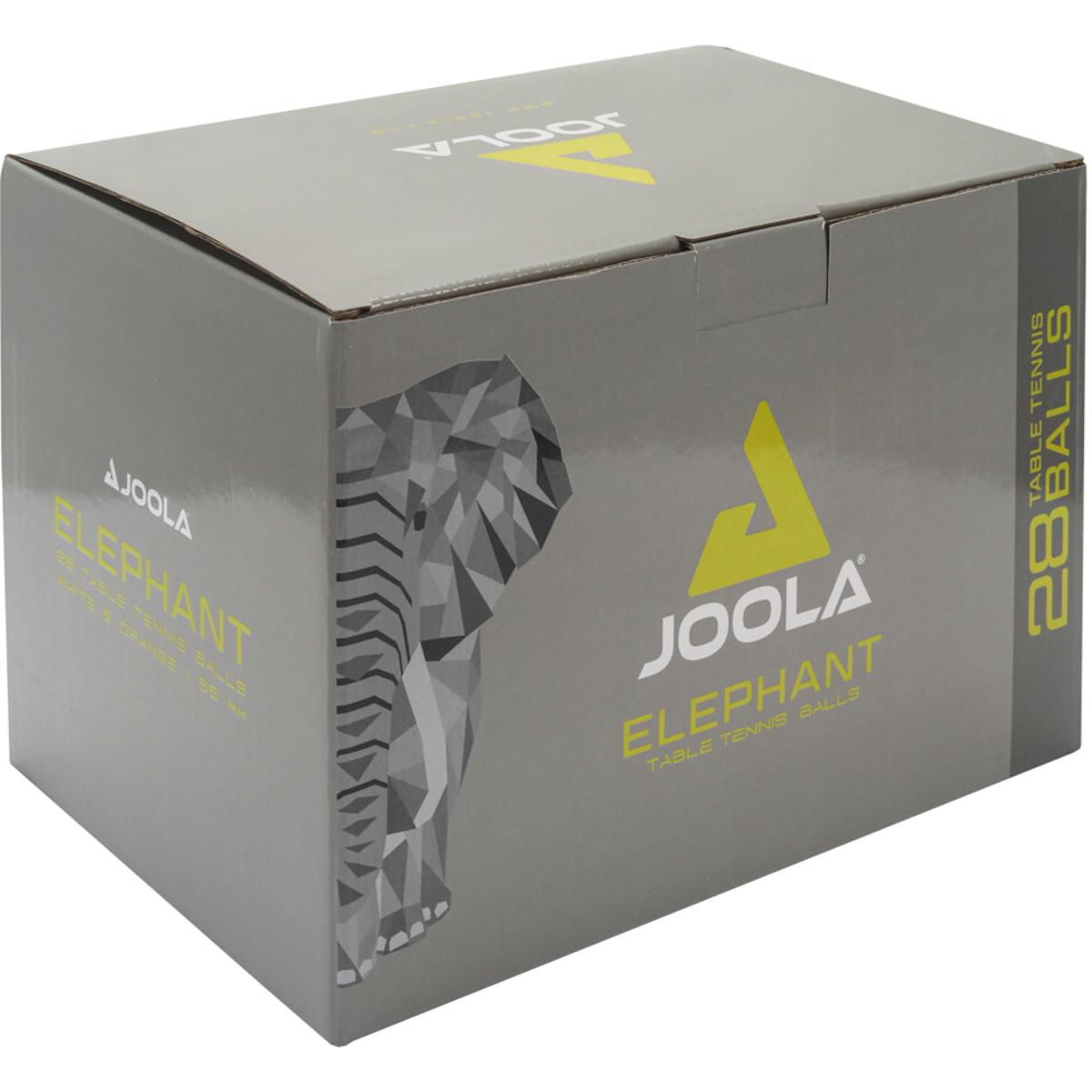 JOOLA ELEPHANT galda tenisa bumbiņas 55 mm 28 gab.