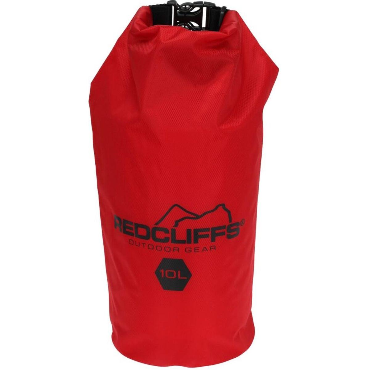 REDCLIFFS 10L ūdensnecaurlaidīgs maiss, sarkans