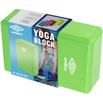 UMBRO ZAĻAIS BLOKS VINGRINĀJUMIEM JOGAI PILATES FITNESS