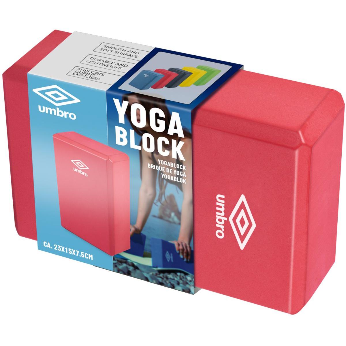 UMBRO ROZĀ BLOKS VINGRINĀJUMIEM JOGAI PILATES FITNESS