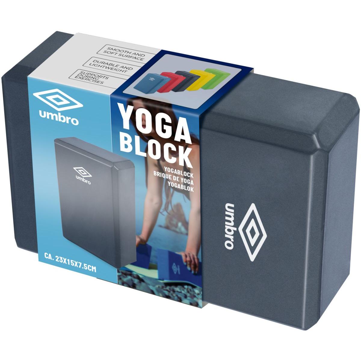 UMBRO BLOCK CUBE treniņiem, jogai, pilatesam, fitnesam, melns