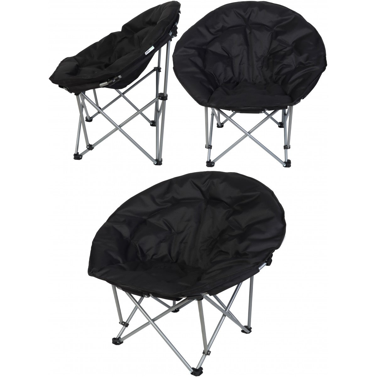 TRIP saliekamais krēsls 83x80x40cm melns