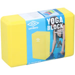 UMBRO DZELTENAIS BLOKS VINGRINĀJUMIEM JOGAI PILATES FITNESS