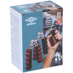 Cietu roku skavu komplekts, 2 gab., Umbro, sarkans