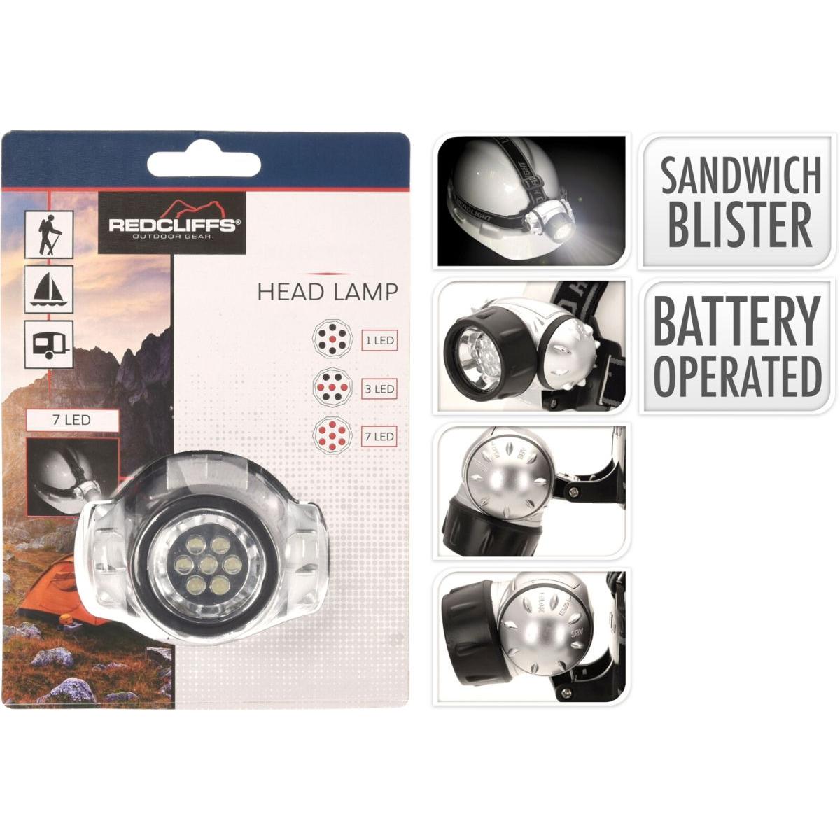 TŪRISMA Lampa 7 LED REDCLIFFS