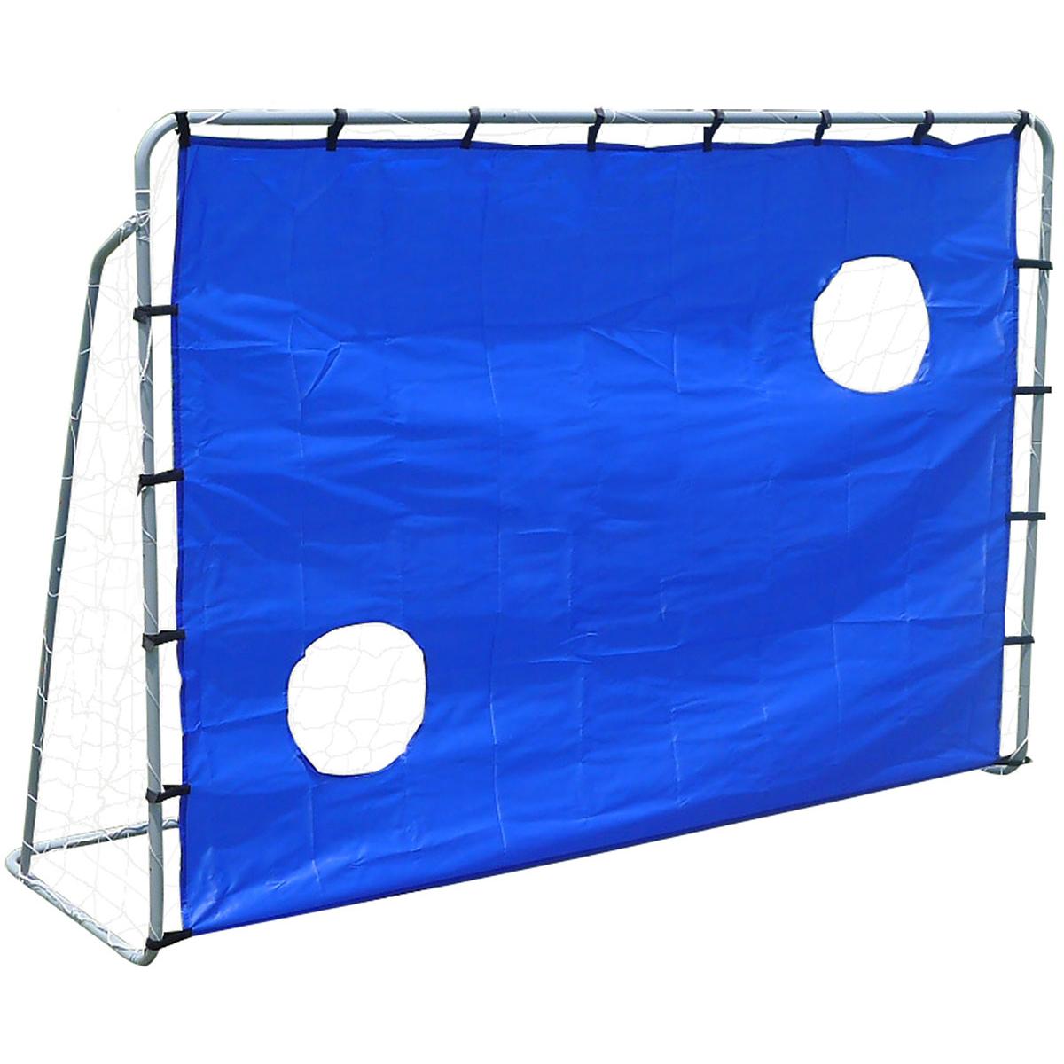 ENERO FUTBOLA VĀRTI AR TĪKLU UN ŠAUŠANAS CIPPU 215x150x76cm