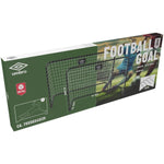 2 FUTBOLA VĀRTU KOMPLEKTS AR TĪKLU 78x56x45CM UMBRO