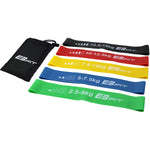 Pretestības gumiju komplekts fitness crossfit mini band 5W1 Eb fit