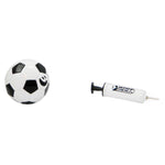 Komplekts 2 metāla futbola vārti ar tīklu 60x45x24cm