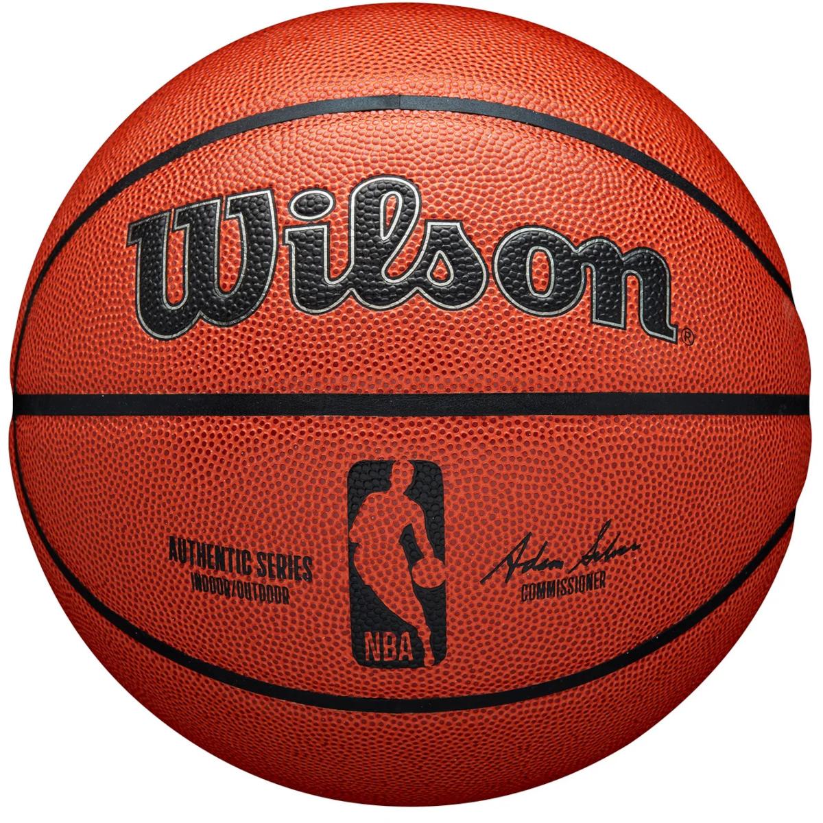 WILSON NBA AUTHENTIC SERIES iekštelpu/āra basketbola bumba, 7. izmērs