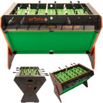 3-vienā rotējošs spēļu galds, biljarda galds, futbols, gaisa pieslēgums, 121x84,5x85,3 cm, melns