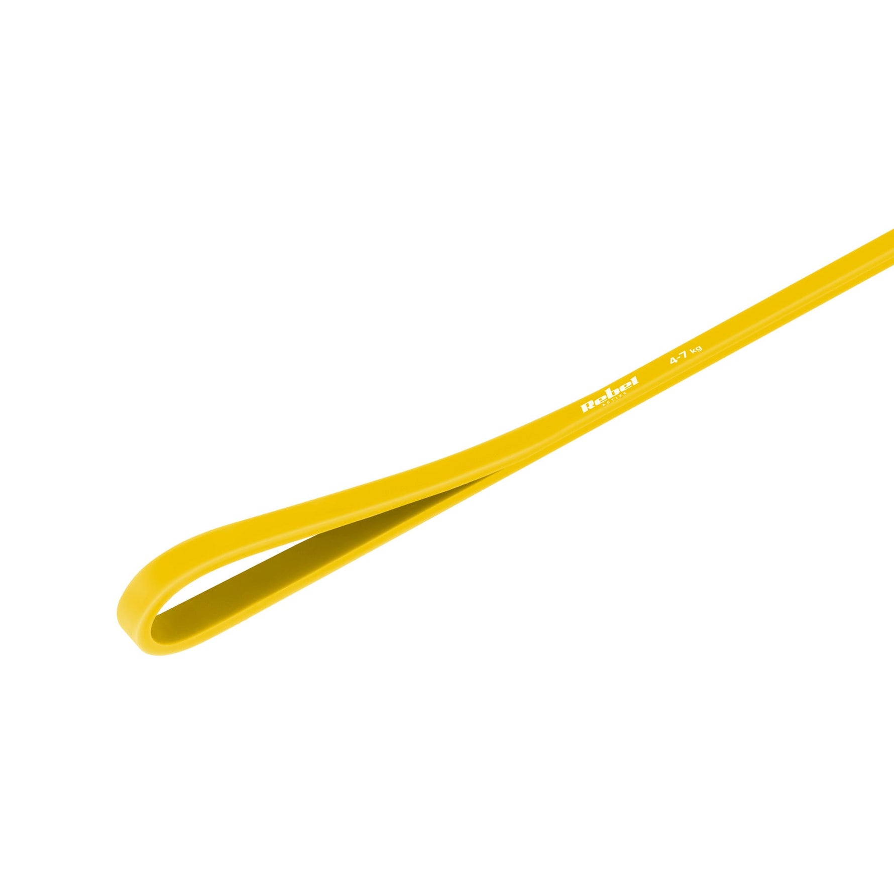 Lateksa vingrošanas josla - Power Band PL-1, żółta 4-7 kg  REBEL ACTIVE